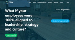 Desktop Screenshot of etw.com